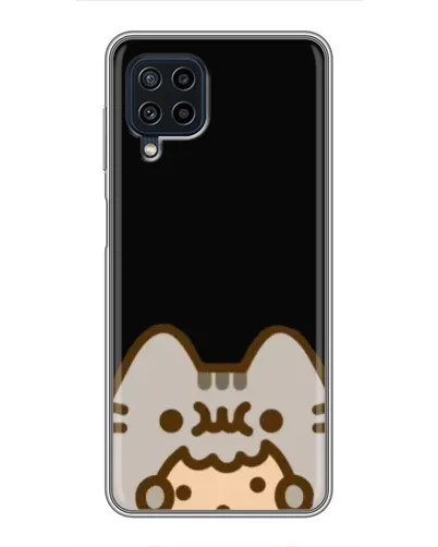 Чехол для Samsung Galaxy A22 с картинкой «Пушин на черном» Чехол для Samsung Galaxy A22 с картинкой «Пушин на черном»