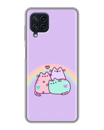 Чехол для Samsung Galaxy A22 с картинкой «Радужные Пушины» Чехол для Samsung Galaxy A22 с картинкой «Радужные Пушины»