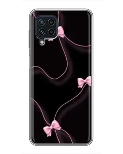 Чохол для Samsung Galaxy A22 з картинкою «Рожеві стрічки»
