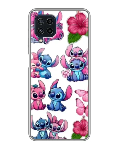 Чехол для Samsung Galaxy A22 с картинкой «Стикеры Stitch и Angel» Чехол для Samsung Galaxy A22 с картинкой «Стикеры Stitch и Angel»