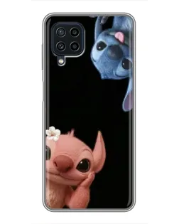 Чехол для Samsung Galaxy A22 с картинкой «Фиолетовый туман роз»