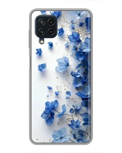 Чохол для Samsung Galaxy A22 з картинкою «Блакитний квітковий каскад» Чохол для Samsung Galaxy A22 з картинкою «Блакитний квітковий каскад»