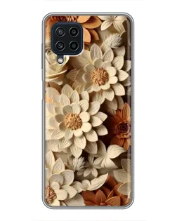 Чохол для Samsung Galaxy A22 з картинкою «Бежевий флористичний декор» Чохол для Samsung Galaxy A22 з картинкою «Бежевий флористичний декор»