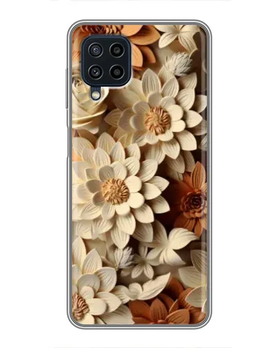 Чохол для Samsung Galaxy A22 з картинкою «Бежевий флористичний декор» Чохол для Samsung Galaxy A22 з картинкою «Бежевий флористичний декор»