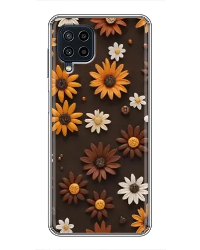 Чохол для Samsung Galaxy A22 з картинкою «Візерунок з маленьких соняшників» Чохол для Samsung Galaxy A22 з картинкою «Візерунок з маленьких соняшників»