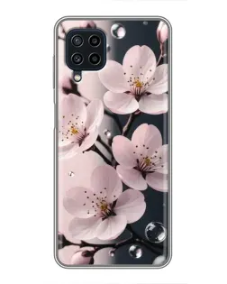 Чохол для Samsung Galaxy A22 з картинкою «Ніжня сакура та краплі» Чохол для Samsung Galaxy A22 з картинкою «Ніжня сакура та краплі»