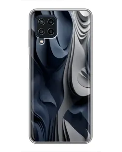 Чохол для Samsung Galaxy A22 з картинкою «Об'ємні сині складки» Чохол для Samsung Galaxy A22 з картинкою «Об'ємні сині складки»