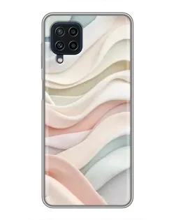 Чохол для Samsung Galaxy A22 з картинкою «Пастельні ніжні хвилі»