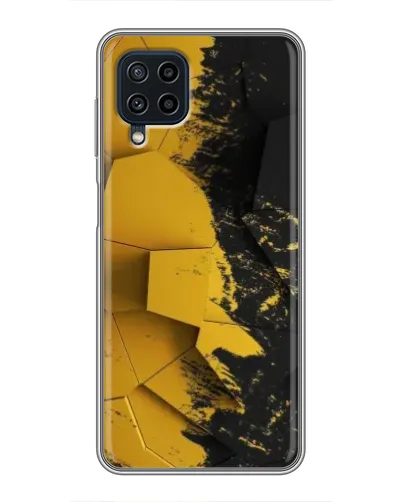 Чохол для Samsung Galaxy A22 з картинкою «Золоті уламки геометрії»