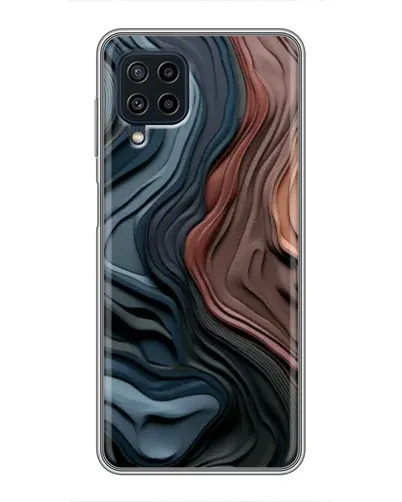 Чохол для Samsung Galaxy A22 з картинкою «Кольорові хвилі каньйону»