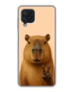 Чохол для Samsung Galaxy A22 з картинкою «Капібара вікторія» Чохол для Samsung Galaxy A22 з картинкою «Капібара вікторія»