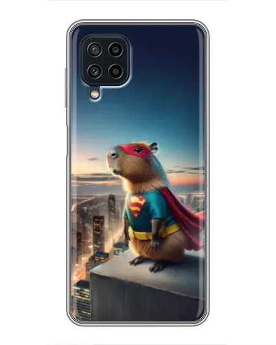 Чохол для Samsung Galaxy A22 з картинкою «Капі-мен супергерой» Чохол для Samsung Galaxy A22 з картинкою «Капі-мен супергерой»