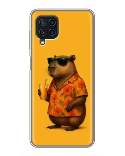 Чохол для Samsung Galaxy A22 з картинкою «Капібара на відпочинку» Чохол для Samsung Galaxy A22 з картинкою «Капібара на відпочинку»