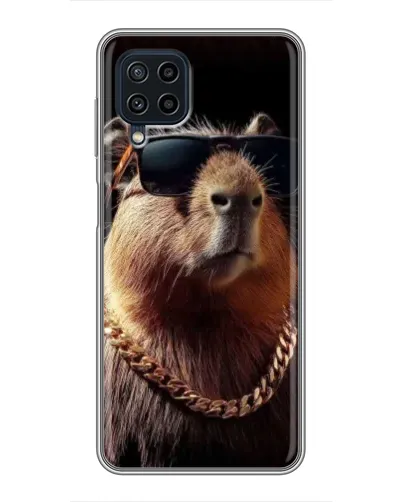 Чохол для Samsung Galaxy A22 з картинкою «Капібара золотий ланцюг» Чохол для Samsung Galaxy A22 з картинкою «Капібара золотий ланцюг»