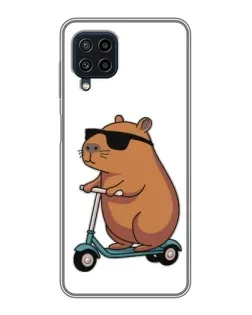 Чохол для Samsung Galaxy A22 з картинкою «Капібара на самокаті» Чохол для Samsung Galaxy A22 з картинкою «Капібара на самокаті»