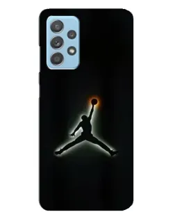 Чехол для Samsung Galaxy A23 с картинкой «Jordan Gradient Logo»