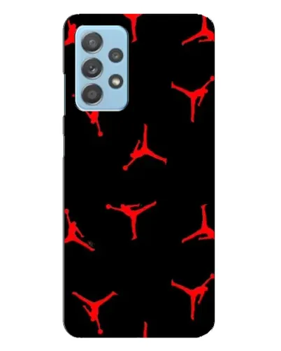 Чехол для Samsung Galaxy A23 с картинкой «Jordan Red Pattern»