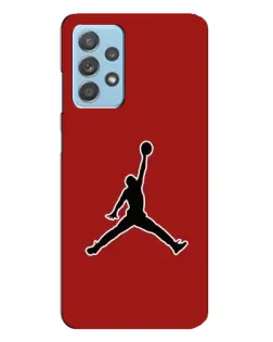 Чехол для Samsung Galaxy A23 с картинкой «Jordan Red Back»