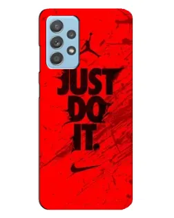 Чехол для Samsung Galaxy A23 с картинкой «Nike Just Do It»