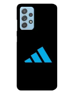 Чехол для Samsung Galaxy A23 с картинкой «Adidas Cyan Logo»