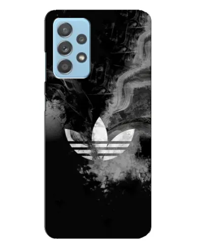 Чехол для Samsung Galaxy A23 с картинкой «Абстрактный дым Adidas»