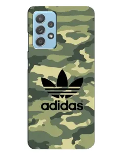 Чехол для Samsung Galaxy A23 с картинкой «Милитари стиль Adidas»