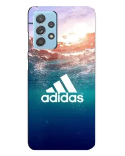 Чехол для Samsung Galaxy A23 с картинкой «Океанская глубина адидас»
