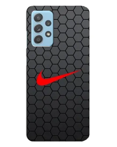 Чехол для Samsung Galaxy A23 с картинкой «Nike — карбоновая сетка»