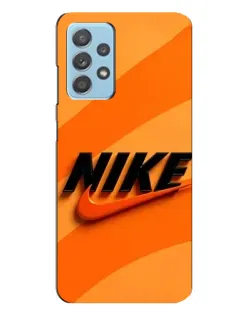 Чехол для Samsung Galaxy A23 с картинкой «Оранжевый драйв Nike» Чехол для Samsung Galaxy A23 с картинкой «Оранжевый драйв Nike»