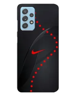 Чехол для Samsung Galaxy A23 с картинкой «Абстрактный дизайн Nike»