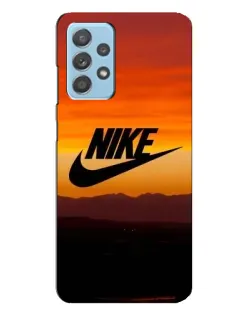 Чехол для Samsung Galaxy A23 с картинкой «Nike — вечерний горизонт»