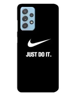 Чехол для Samsung Galaxy A23 с картинкой «Классический принт Nike»