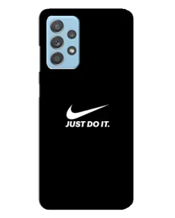 Чехол для Samsung Galaxy A23 с картинкой «Минимализм от Nike»