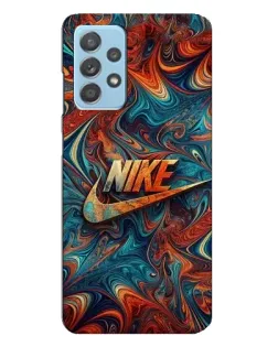 Чехол для Samsung Galaxy A23 с картинкой «Nike в абстракции»