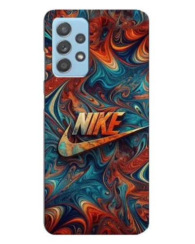 Чехол для Samsung Galaxy A23 с картинкой «Nike в абстракции»