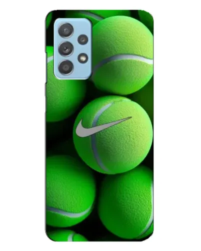 Чехол для Samsung Galaxy A23 с картинкой «Теннисные мячи Найк»