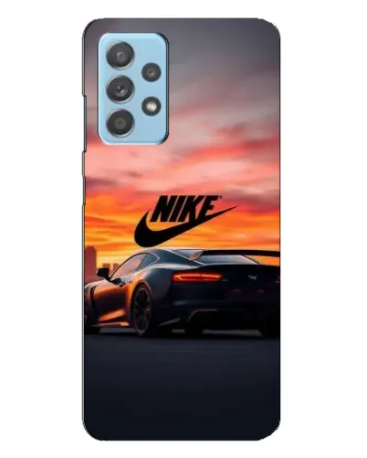 Чехол для Samsung Galaxy A23 с картинкой «Nike и суперкар»