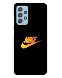 Чохол для Samsung Galaxy A23 з картинкою «Золотий логотип Nike»