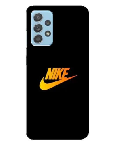 Чохол для Samsung Galaxy A23 з картинкою «Золотий логотип Nike»