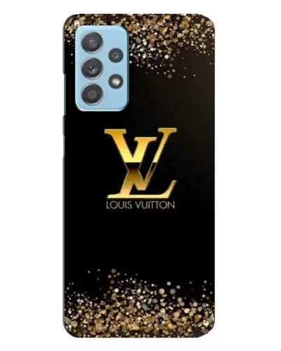 Чехол для Samsung Galaxy A23 с картинкой «LV — золотые искры»