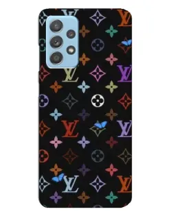 Чехол для Samsung Galaxy A23 с картинкой «Цветная монограмма LV»