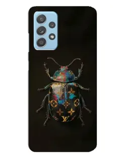 Чехол для Samsung Galaxy A23 с картинкой «LV — мраморный принт»