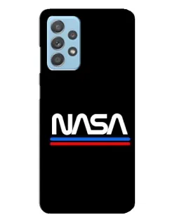 Чехол для Samsung Galaxy A23 с картинкой «NASA — классика Red Blue» Чехол для Samsung Galaxy A23 с картинкой «NASA — классика Red Blue»