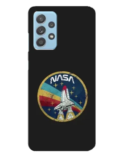 Чехол для Samsung Galaxy A23 с картинкой «NASA — эмблема миссии»