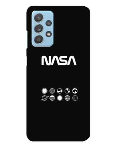 Чехол для Samsung Galaxy A23 с картинкой «NASA — технический принт»