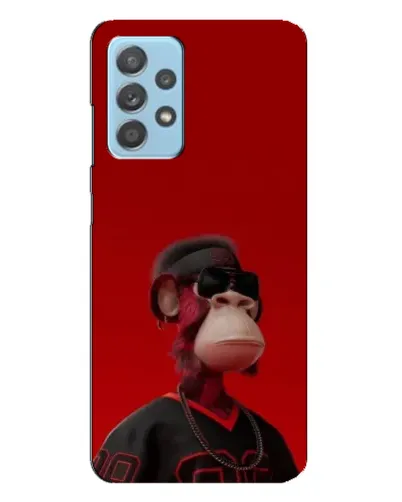 Чехол для Samsung Galaxy A23 с картинкой «Bored Ape в красном»
