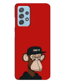 Чехол для Samsung Galaxy A23 с картинкой «Bored Ape — красный фон» Чехол для Samsung Galaxy A23 с картинкой «Bored Ape — красный фон»