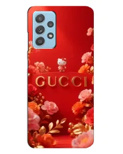 Чехол для Samsung Galaxy A23 с картинкой «Gucci — золотой сад»