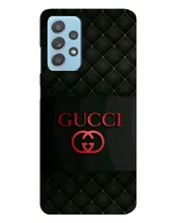 Чехол для Samsung Galaxy A23 с картинкой «Gucci — стеганый черный»