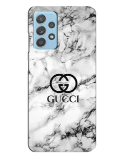 Чехол для Samsung Galaxy A23 с картинкой «Gucci — мраморный шик»